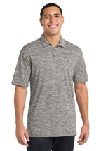 Sport-Tek  PosiCharge  Electric Heather Polo. ST590