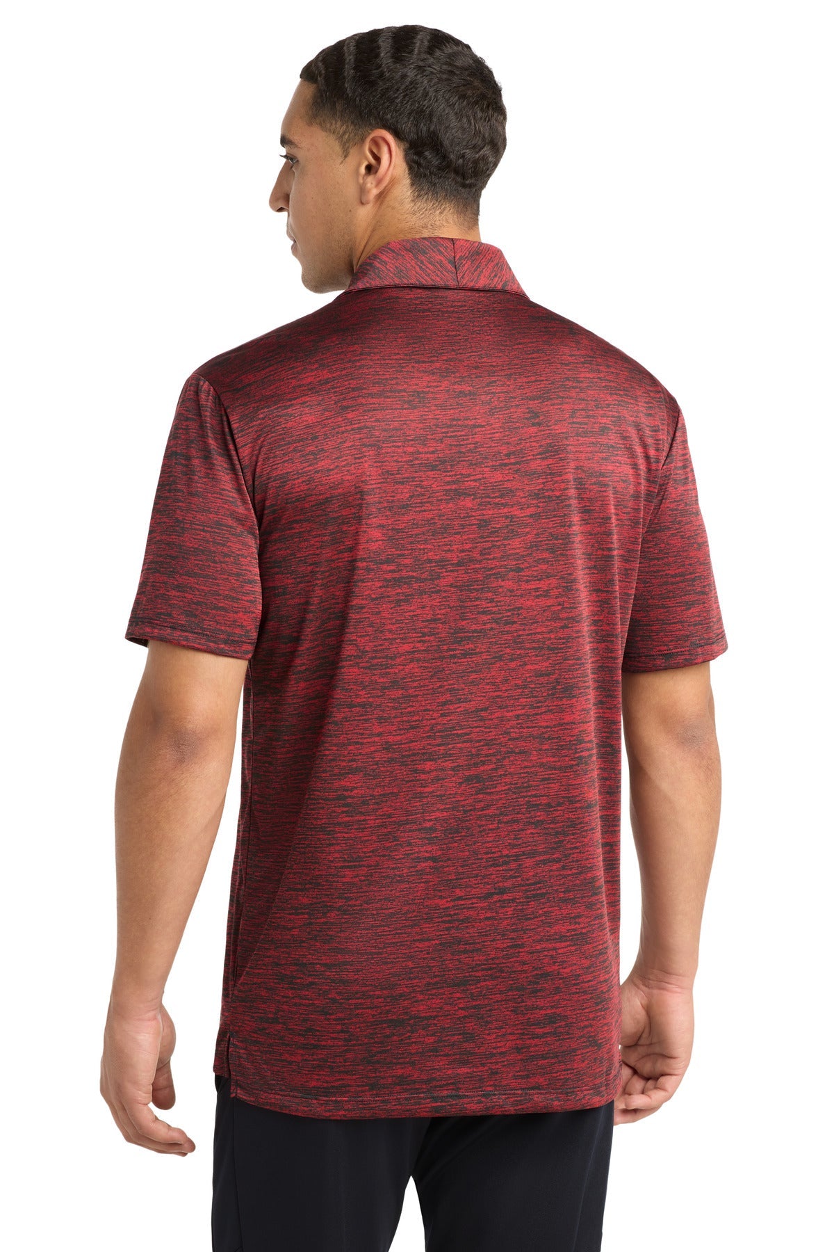 Sport-Tek  PosiCharge  Electric Heather Polo. ST590