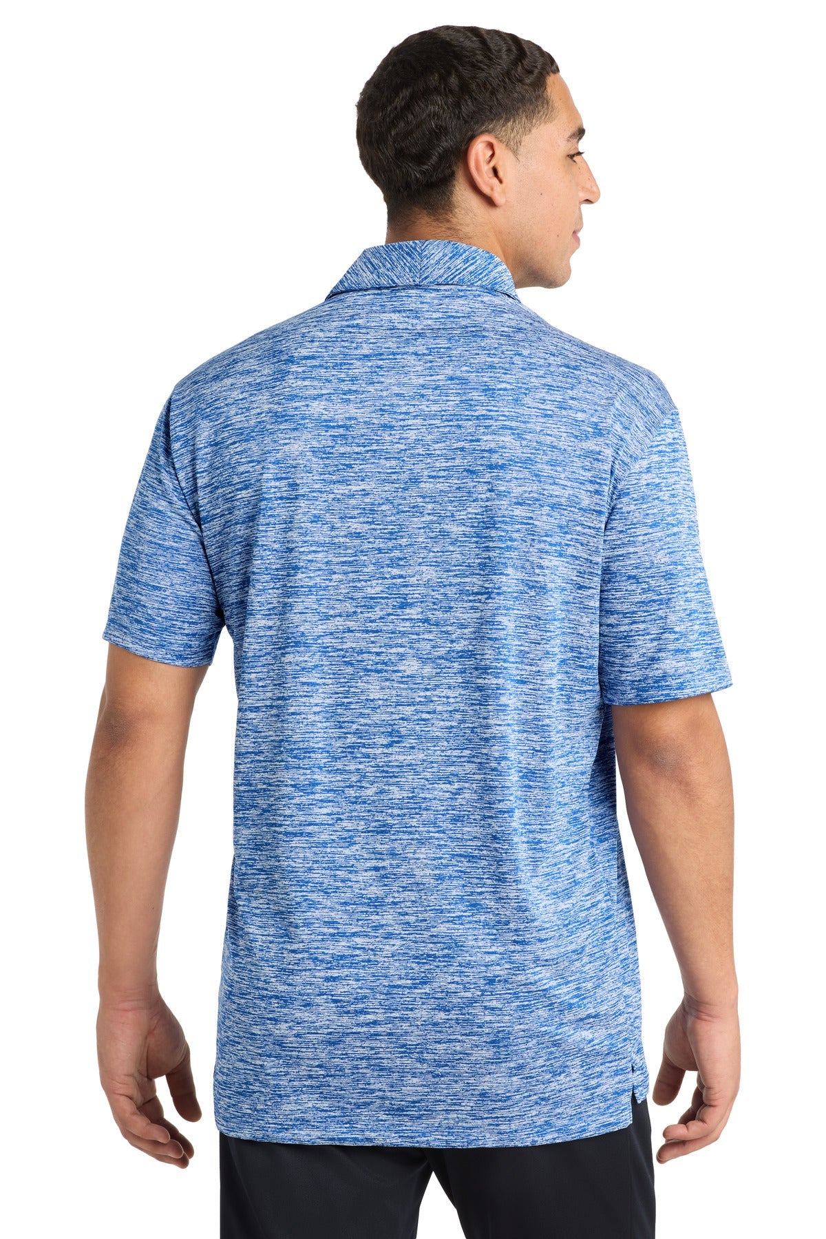 Sport-Tek  PosiCharge  Electric Heather Polo. ST590