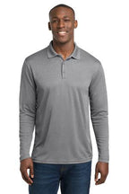 Sport-Tek  PosiCharge  RacerMesh  Long Sleeve Polo. ST640LS