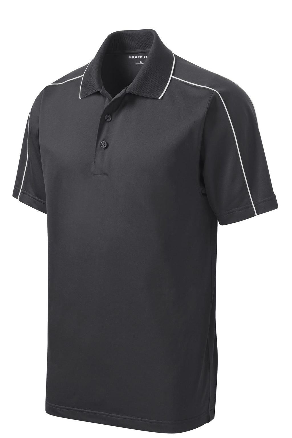 Sport-Tek Micropique Sport-Wick Piped Polo. ST653