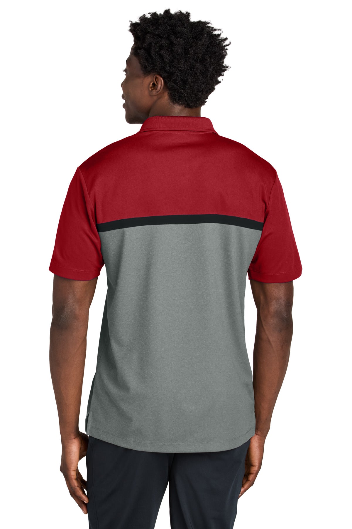 Sport-Tek UV Micropique Colorblock Polo ST741