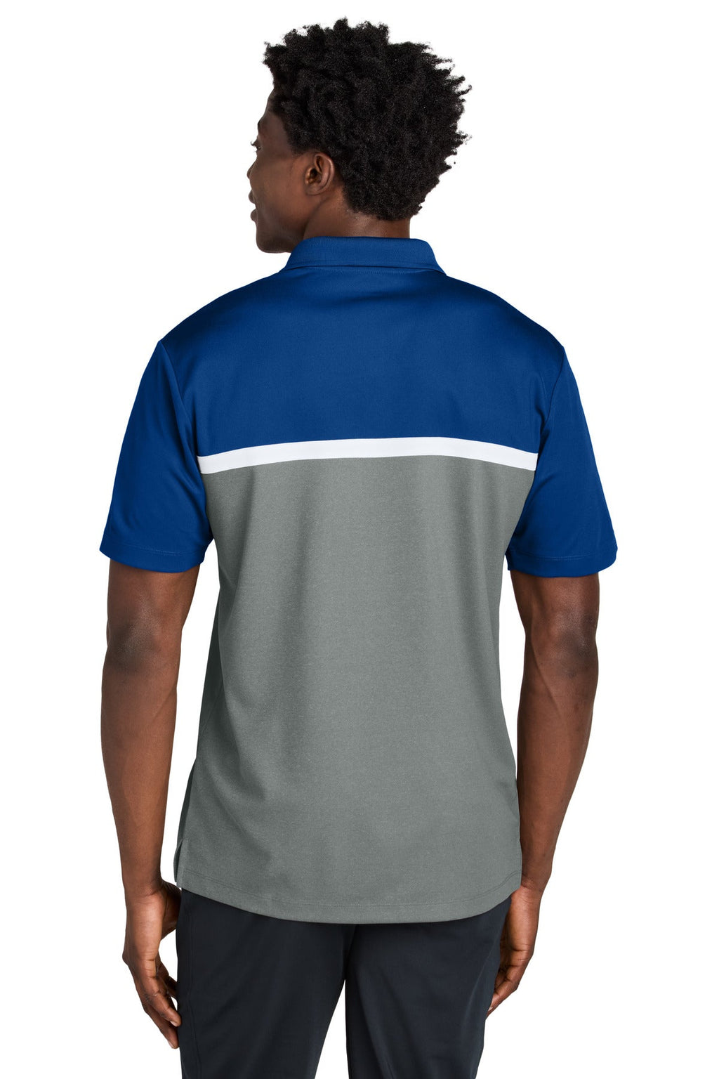 Sport-Tek UV Micropique Colorblock Polo ST741