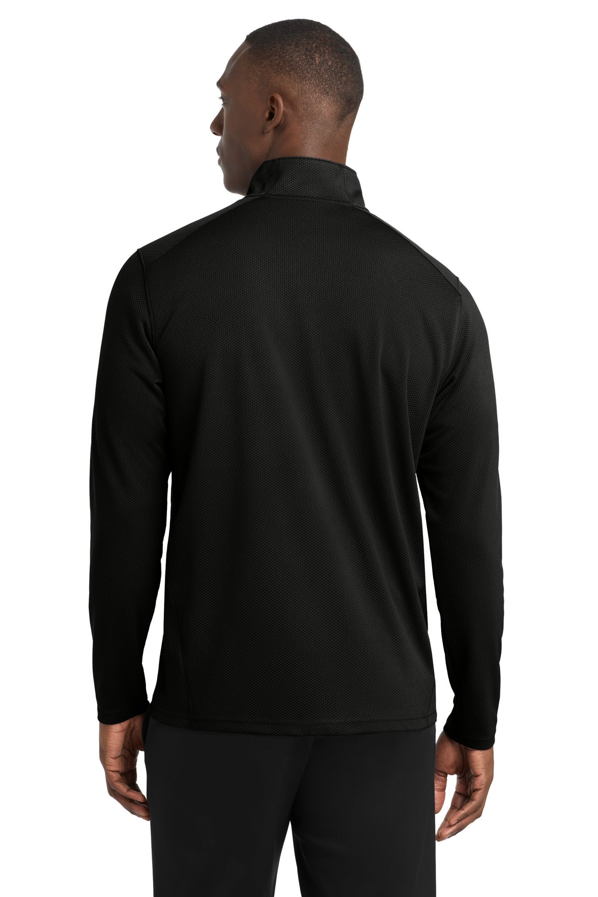 Sport-Tek Sport-Wick Textured 1/4-Zip Pullover.  ST860