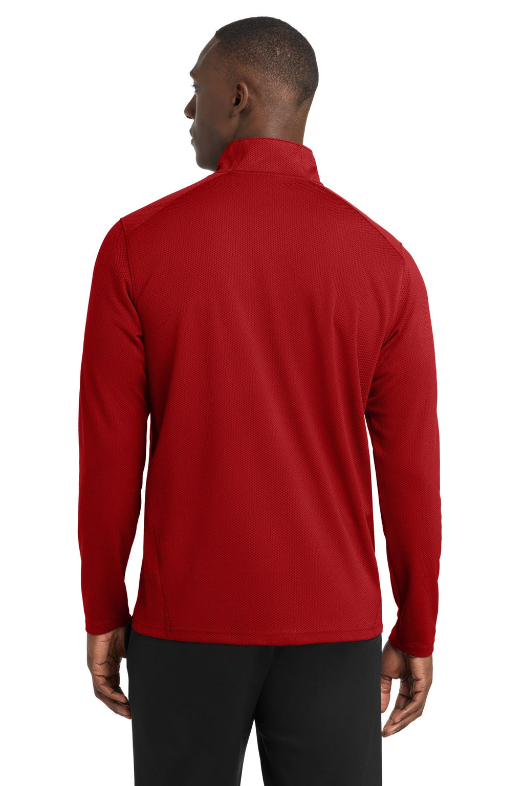 Sport-Tek Sport-Wick Textured 1/4-Zip Pullover.  ST860