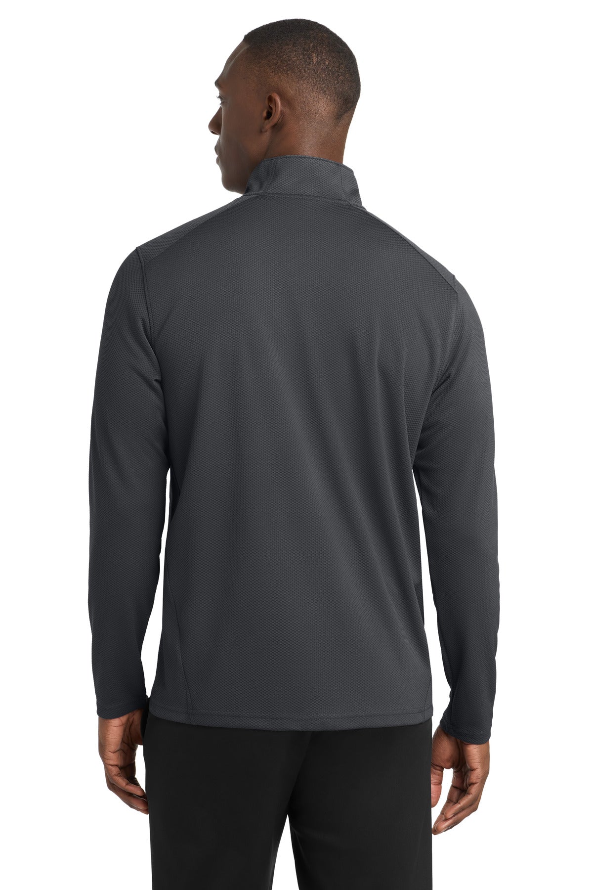 Sport-Tek Sport-Wick Textured 1/4-Zip Pullover.  ST860
