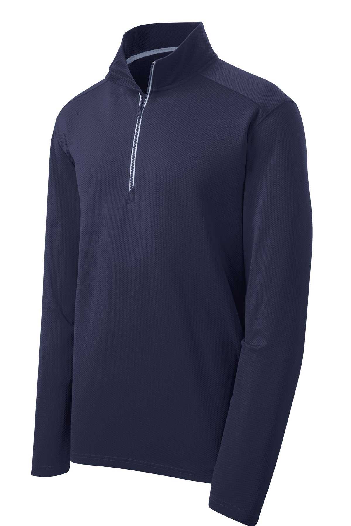 Sport-Tek Sport-Wick Textured 1/4-Zip Pullover.  ST860