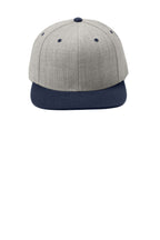 Sport-Tek YP Classics Flat Bill Snapback Cap. STC19