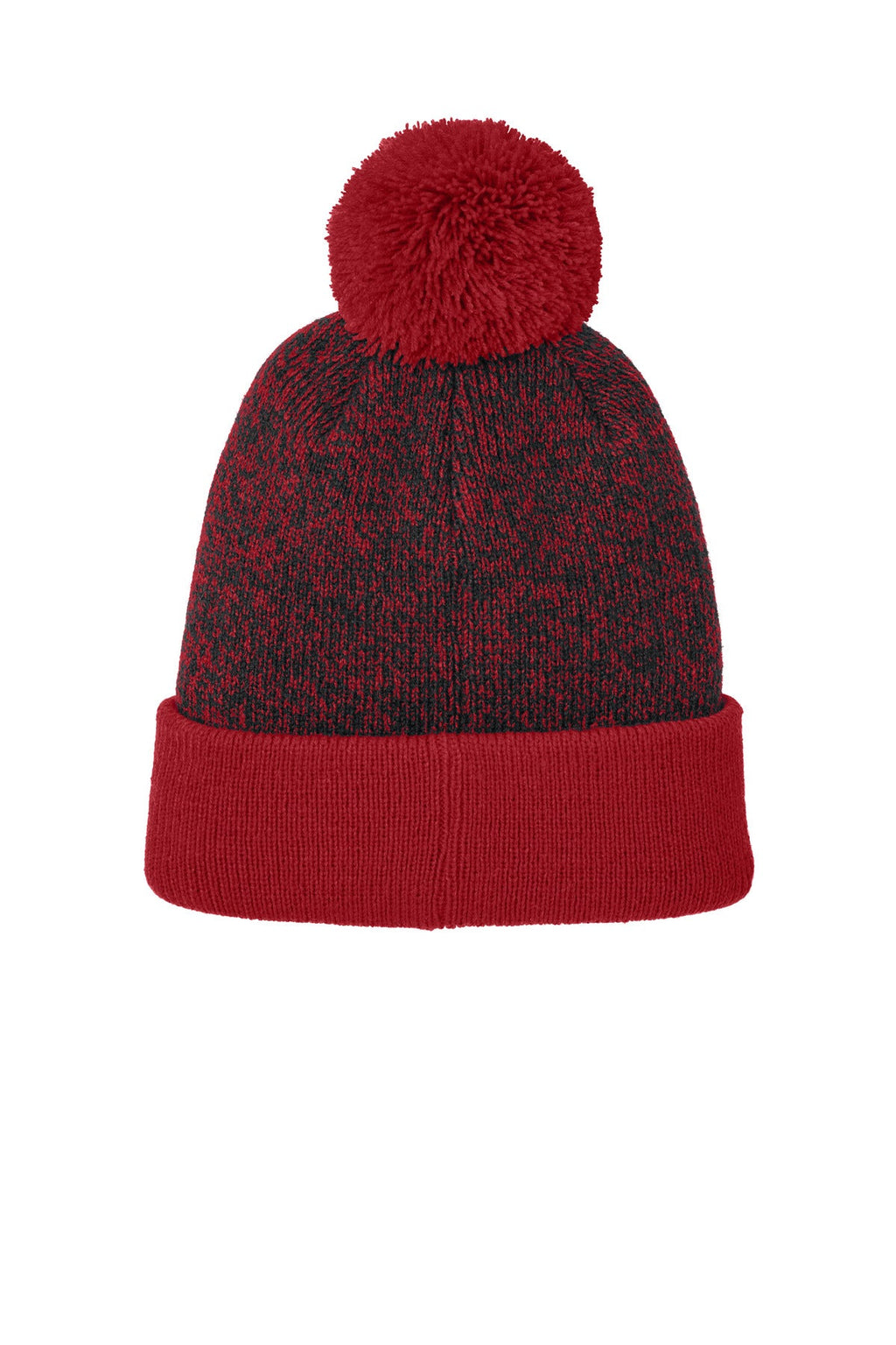 Sport-Tek Halftime Heather Pom Beanie STC68