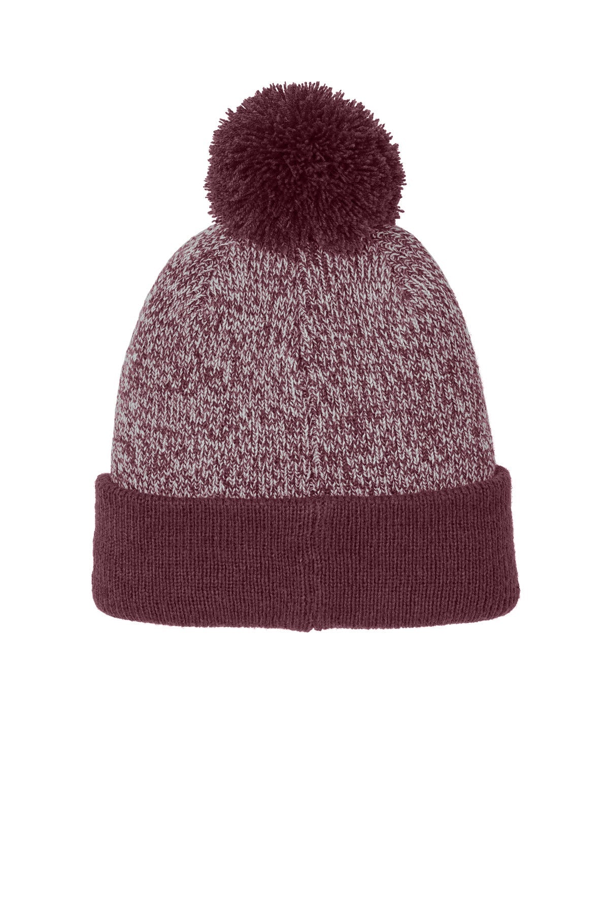 Sport-Tek Halftime Heather Pom Beanie STC68