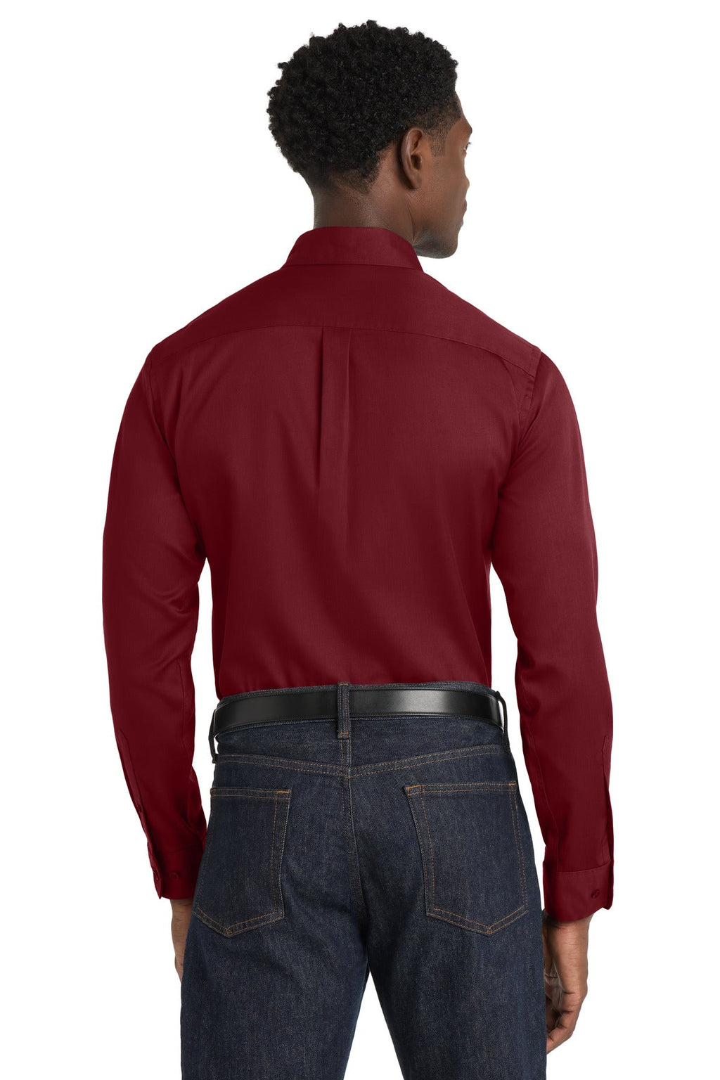 Port Authority Long Sleeve SuperPro React Twill Shirt. W808