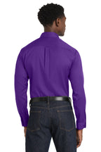 Port Authority Long Sleeve SuperPro React Twill Shirt. W808