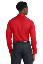 Port Authority Long Sleeve SuperPro React Twill Shirt. W808