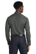 Port Authority Long Sleeve SuperPro React Twill Shirt. W808