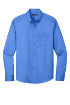 Port Authority Long Sleeve SuperPro React Twill Shirt. W808
