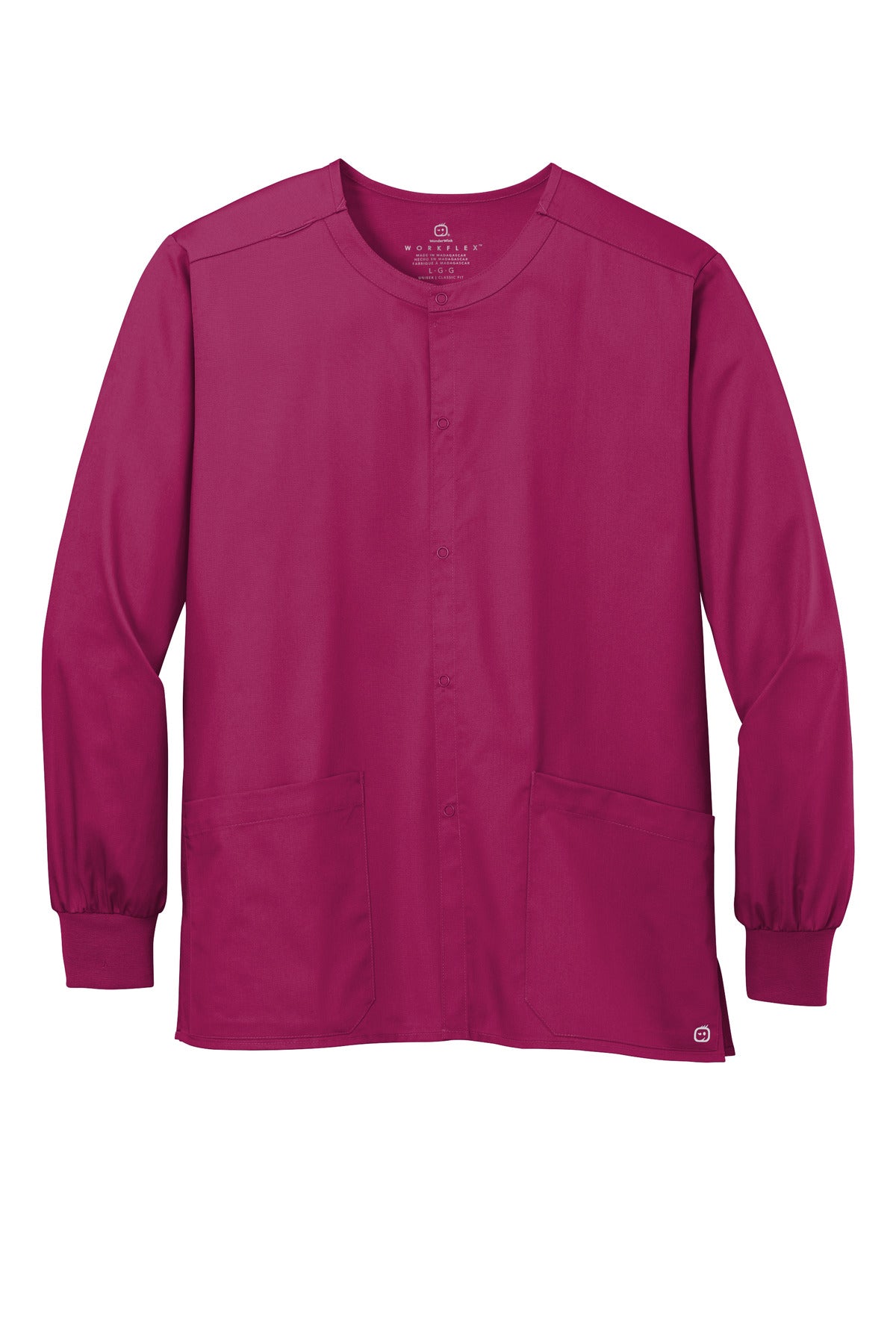 Wink Unisex WorkFlex Snap-Front Scrub Jacket WW3080