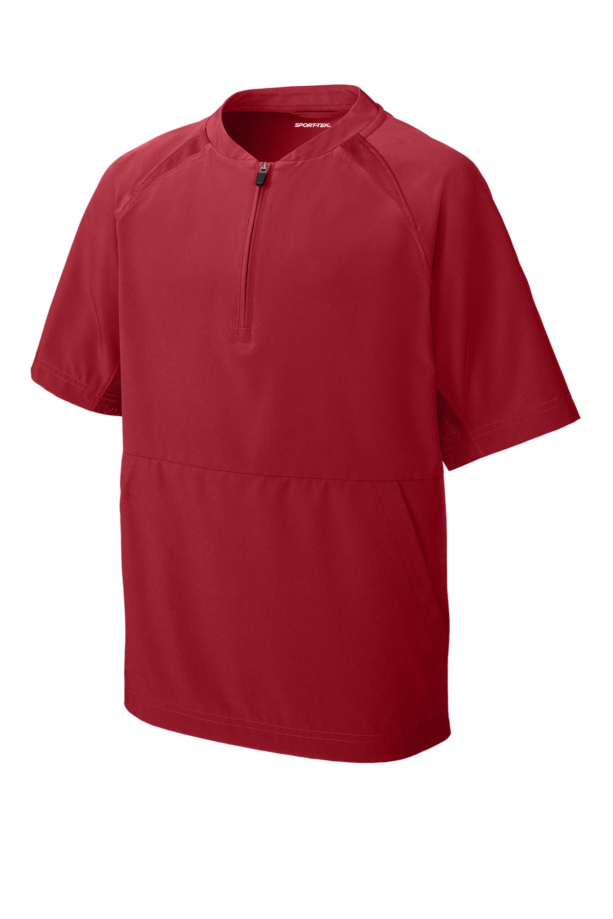 Sport-Tek Youth Repeat 1/2-Zip Short Sleeve Jacket YJST489