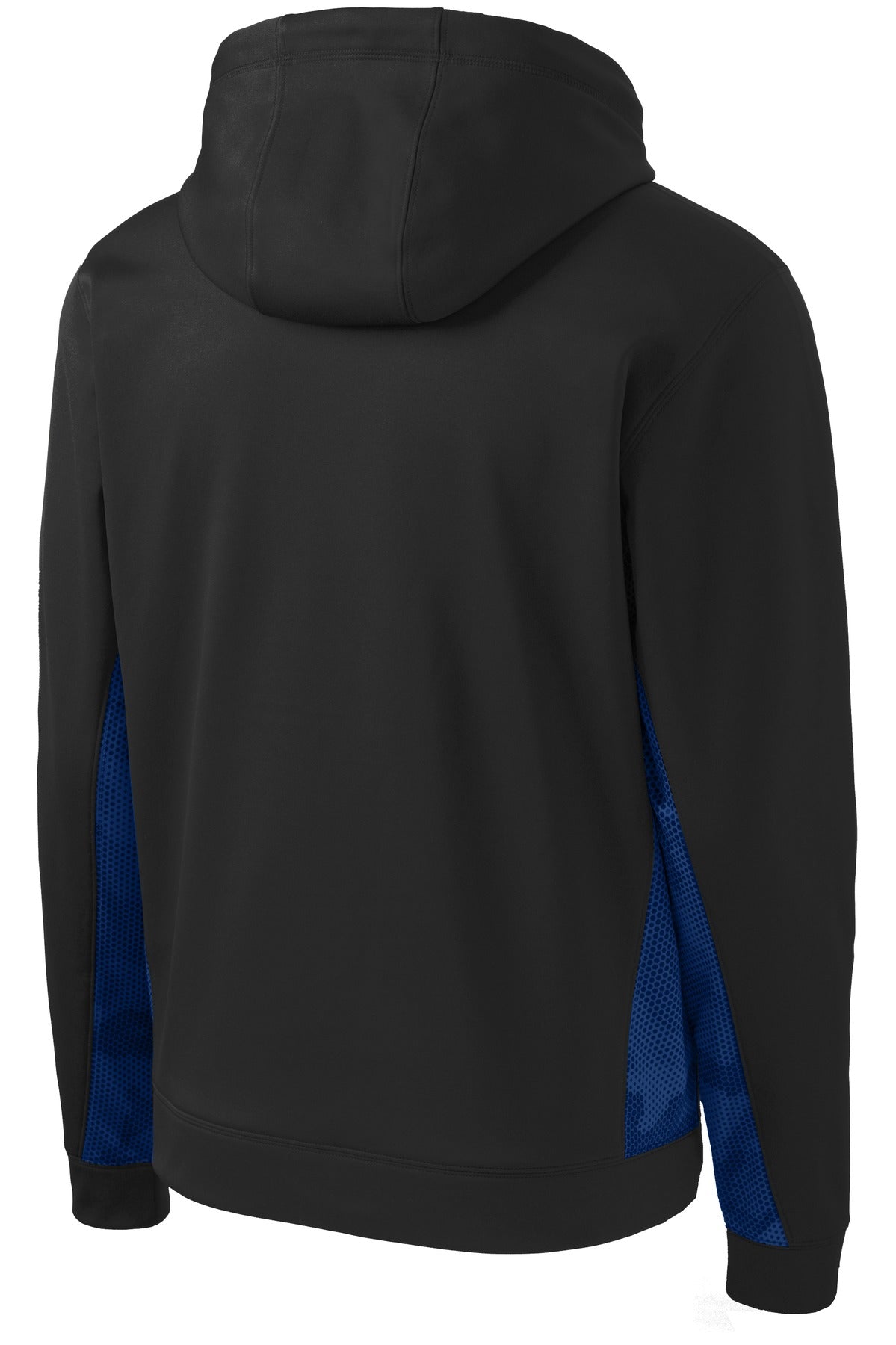 Sport-Tek Youth Sport-Wick CamoHex Fleece Colorblock Hooded Pullover.  YST239