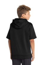 Sport-Tek  Youth Sport-Wick  Fleece Short Sleeve Hooded Pullover. YST251