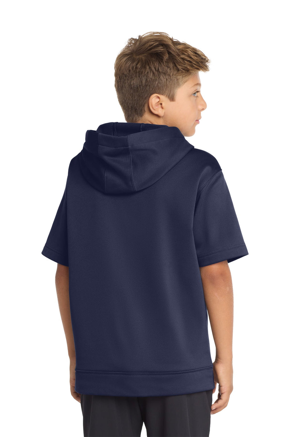 Sport-Tek  Youth Sport-Wick  Fleece Short Sleeve Hooded Pullover. YST251