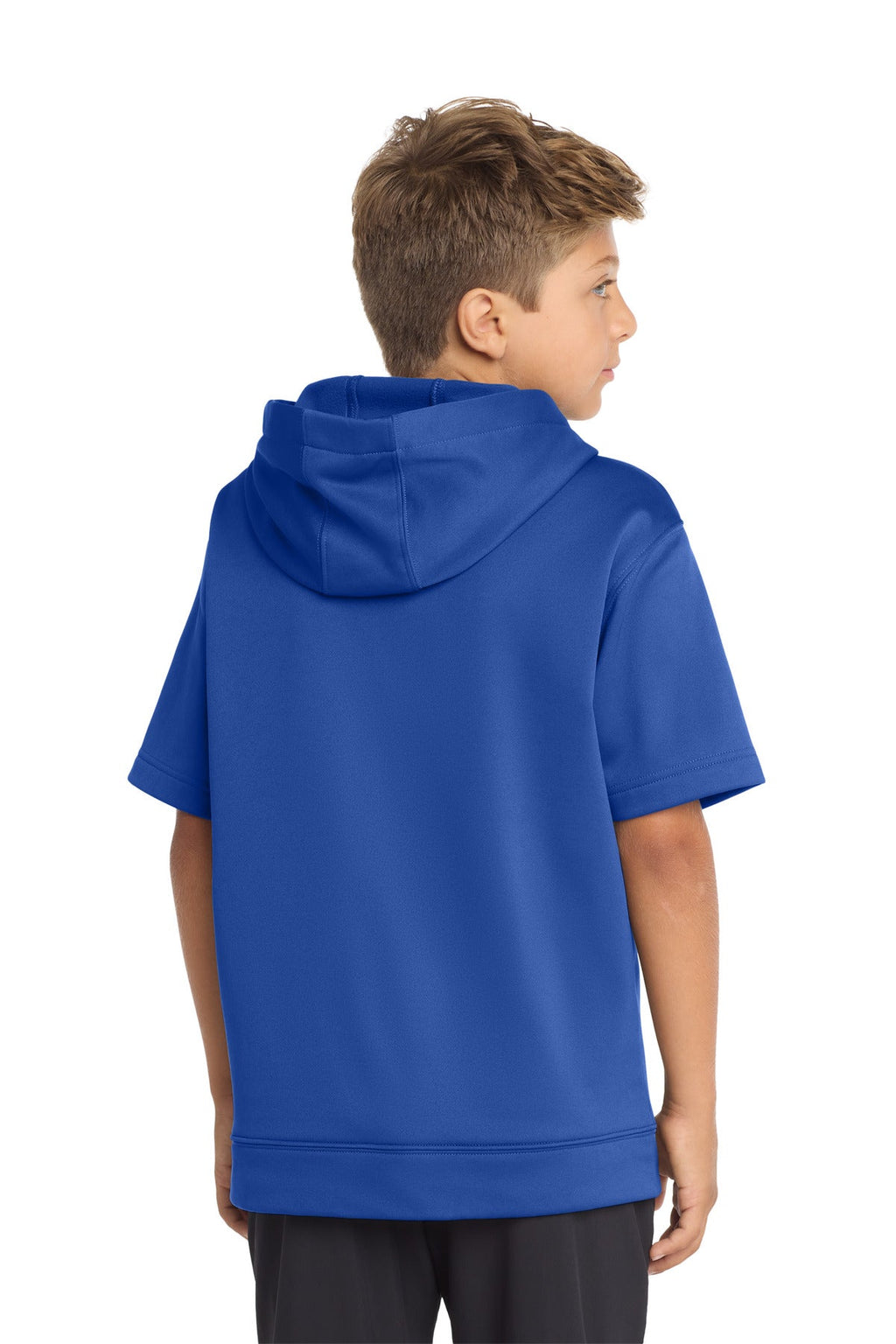 Sport-Tek  Youth Sport-Wick  Fleece Short Sleeve Hooded Pullover. YST251