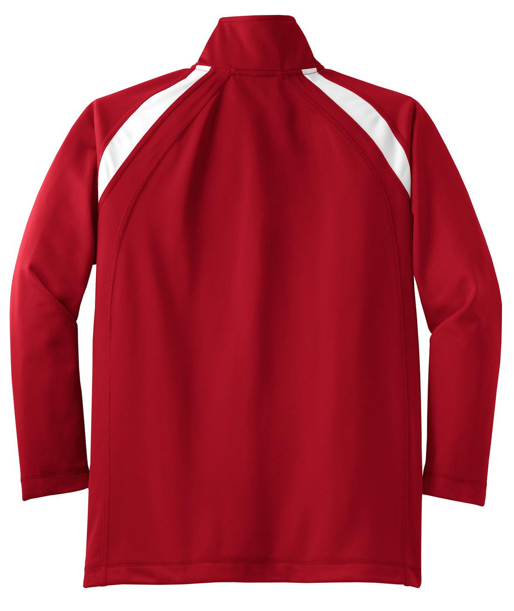 Sport-Tek Youth Tricot Track Jacket. YST90